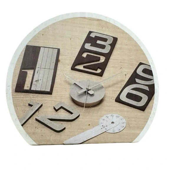 Wayland Square | Silver DIY Wall Clock Self Adhesive New In Box Design Decor - Picture 6 of 7